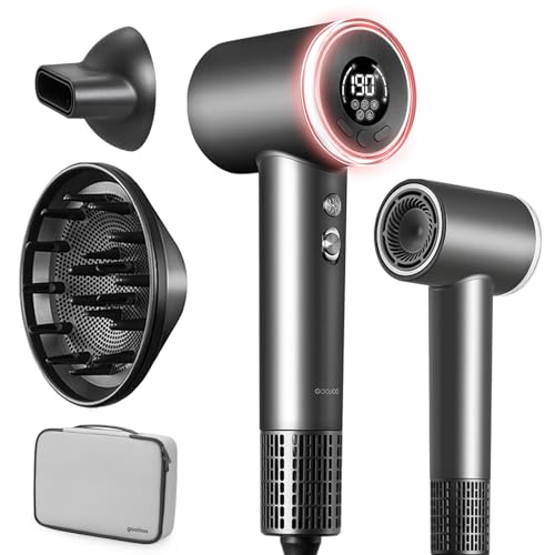 Hair Dryer with Diffuser, Professional High-Speed Blow Dryer, Negative Ionic