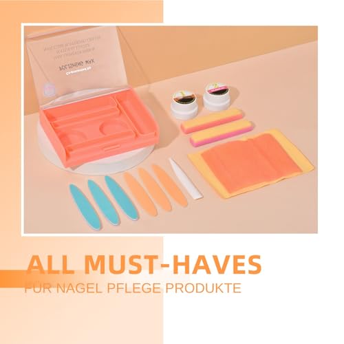 Kit manucure d'ongles en poudre avec outils de renforcement - 4