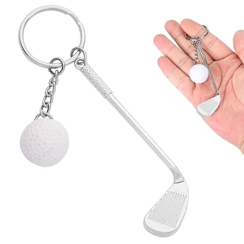 SKDFHOD Schlüsselanhänger mit Golfschläger und Golfbälle, Das Geschenk für Alle Golfspieler, Lustig Anhänger, Geschenk für Golfer, Schlüssel Ringe Golf Geschenk für Männer und Frau SKDFHOD Schlüsselanhänger mit Golfschläger und Golfbälle, Das Geschenk für Alle Golfspieler, Lustig Anhänger, Geschenk für Golfer, Schlüssel Ringe Golf Geschenk für Männer und Frau