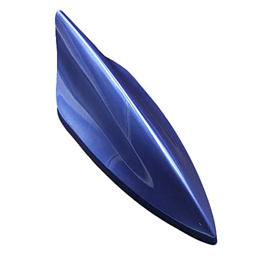 Porfeet Car Antenna, Stylish Universal Auto Car Roof Shark Fin Signal Antenna FM/AM Radio Aerial Blue