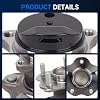 Autoround 512530 Rear Wheel Bearings and Hub Assembly Compatible with Nissan Sentra 2013 2014 2015 2016 2017 2018 2019, 5-Lugs w/ABS