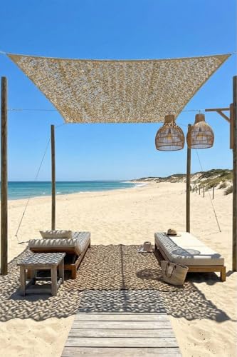 Lazer Kesim Kamuflaj Desen Dekoratif Gölgelik 3m x 1.5m