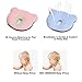 WENDSIM Flat Head Baby Pillow Memory Foam Newborn Baby Pillow for Avoid Flat Head for 0-12 Months Infant (Removable & Waterproof Cover)(B-Blue)