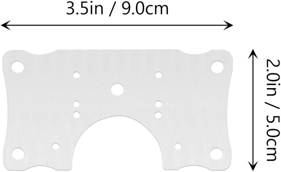 Door Hinges 10 Pcs Hinge Repair Plates, Stainless Steel Cabinet Door Hinge Repair Fixing Plate Bracket Kit with Mounting Screw, Hinge Mounting Plate for Kitchen, Cabinet, Furniture, Shelves