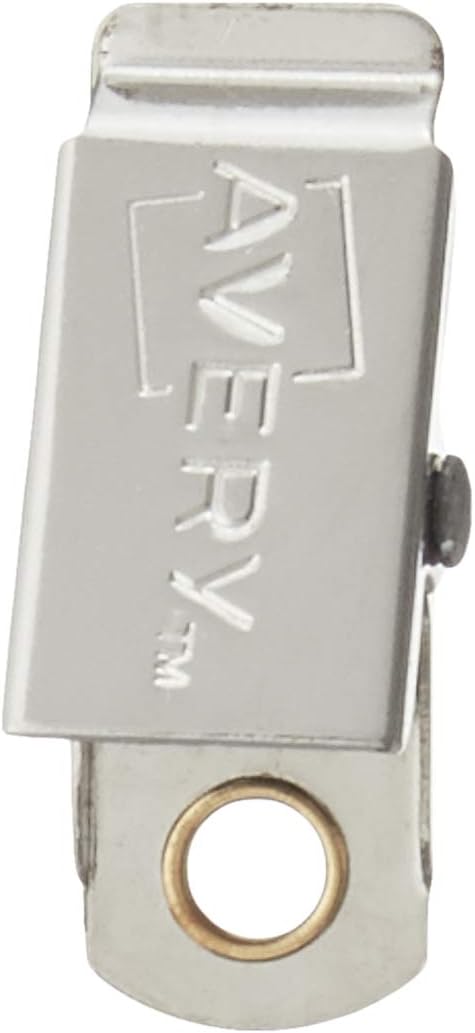 Avery Clip Name Badges, Print or Write, 200 Inserts & Badge Holders with Clips, 2-1/4" x 3-1/2", 2 Pack (74461) - Image 3
