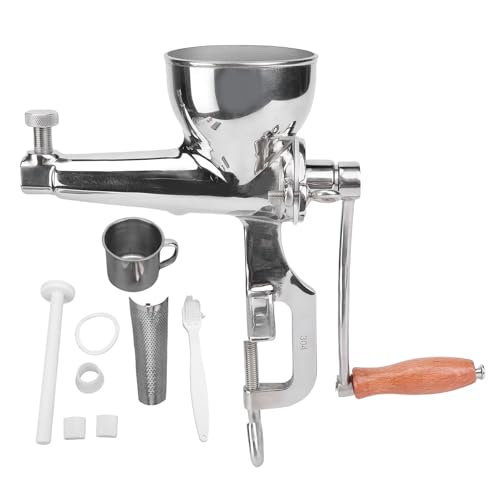 Exprimidor manual de pasto de trigo extractor de verduras de manivela 6