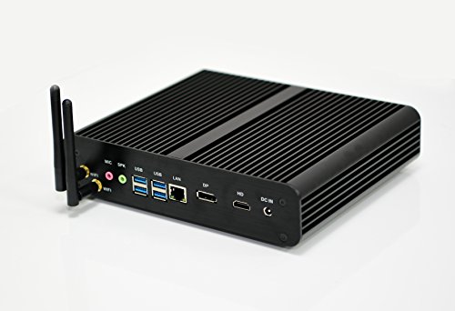Kingdel® Ultra Compact Pc, Fanless Mini Computer With Intel I7 6Th Gen. Skylake Cpu 16Gb Ram, 256Gb Ssd+1Tb Hdd, 4096X2304, Hd, Dp, 4*Usb 3.0, Card Reader, Metal Case, Windows 11 #TOP24