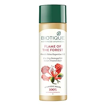 Biotique Bio Flame Of The Forest Fresh Shine Expertise Oil, 120ml