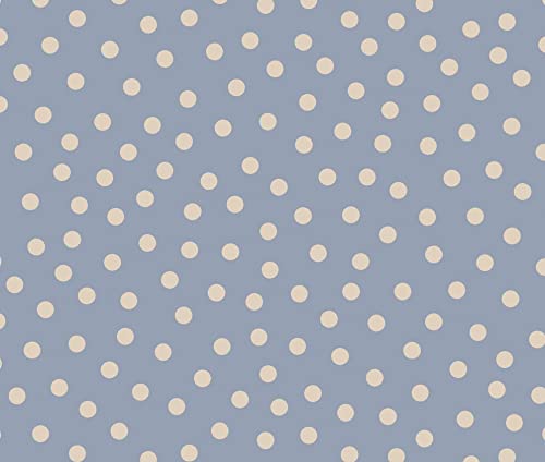Spots Fabrics - Spots - de 0,5 m - de Stof - 100% algodón (Spots Blue STOF110) Cover