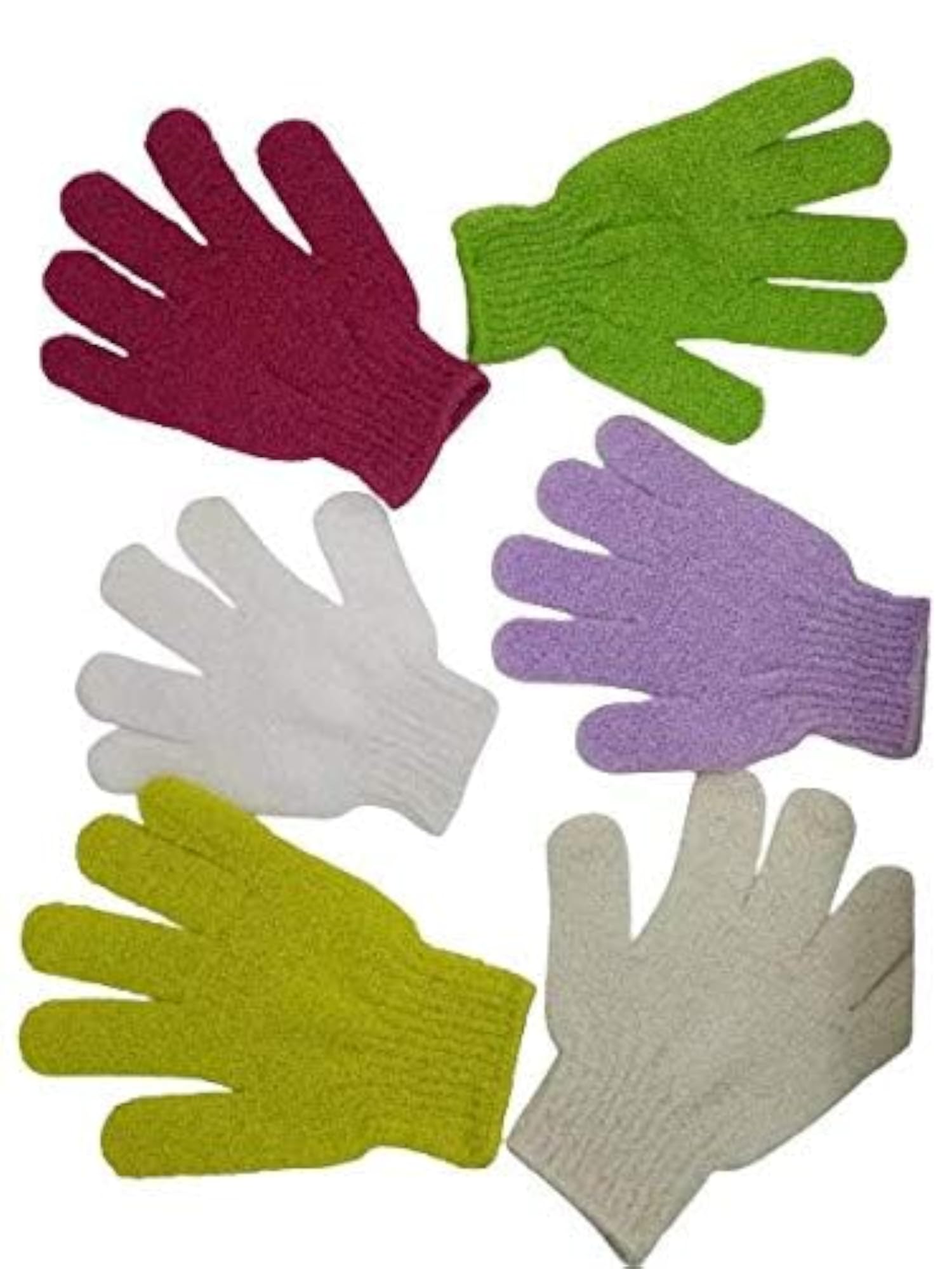Exfoliating Dual Texture Bath Gloves, 1 Pair