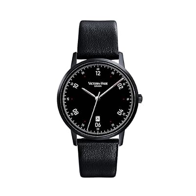VICTORIA HYDE Men's Weekender Watch, Expedition Field Watches for Men (Black)