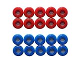 Road Superior Truck Parts 10 pares de sellos Gladhand de poliuretano serigrafiados, rojo/azul