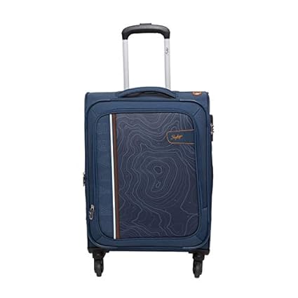 skybags blue trolley