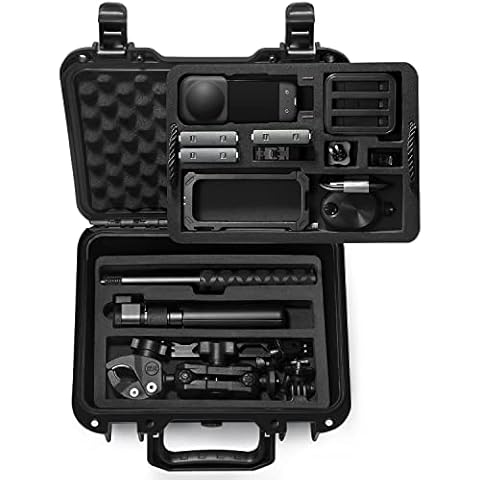 Lekufee Portable Waterproof Carrying Case Compatible with Insta360 X4, Insta360 X3,Insta360 ONE X2 Camera and Accessories(Case Only) Cover
