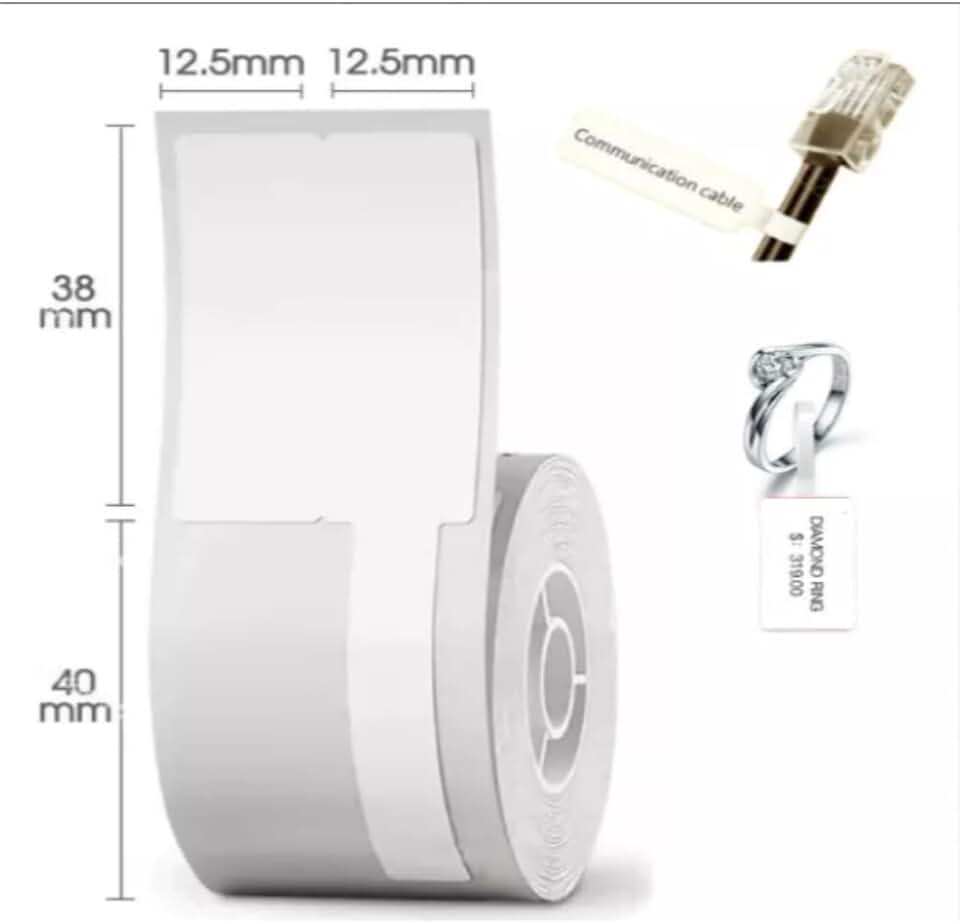 1- Etiqueta Niimbot Cabo Joias Óculos (100un) B1/b21/b3s/b203