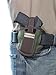 Barsony New Woodland Green Ambidextrous Pancake Holster for Baby Browning
