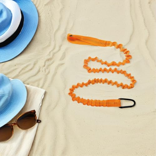 Correa elástica para kayak de 2 piezas naranja extensible para palas y cañas 4