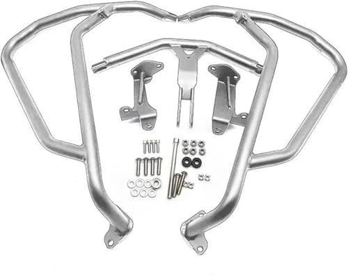 Barres de protection CRF1100L Africa Twin Adventure Sports 2020-2023 haut argenté