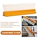 Douaowoc Car Squeegee, 6 Pack 12 inch Flexible Car Water Scraper Tool Silicone Window Squeegee for Cars Or Home Use, Washing & Wiping Glass, Mirror & Shower Doors, Yellow