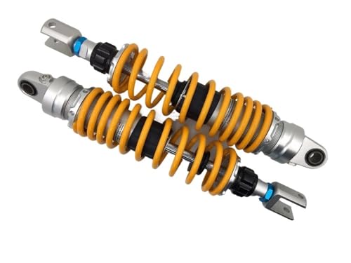 Amortisseur moto universel 345mm haute résistance avec ressort 8mm rouge pour ATV