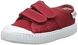 Niños Victoria Basket Lona Dos Velcros, Zapatillas Unisex Niños, Rojo (Carmin), 22 EU