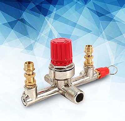 💎 82% MEGA DEAL! Double Outlet Tube Compressor Part Pressure Regulator Valve Air Tool Air Compressor for Home