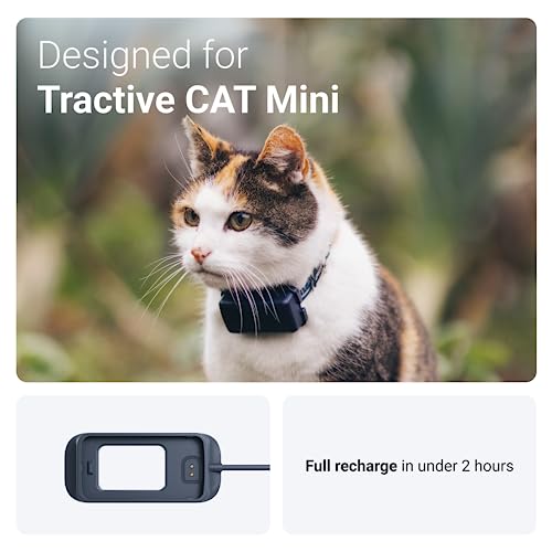 Tractive CAT Mini Cat Tracker Charger (Dark Blue) - Image 3