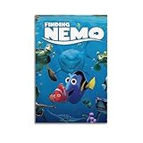 TRFJHDTRE Poster d�coratif sur toile du film Le Monde de Nemo - Impression d'art moderne pour chambre � coucher - 20 x 30 cm