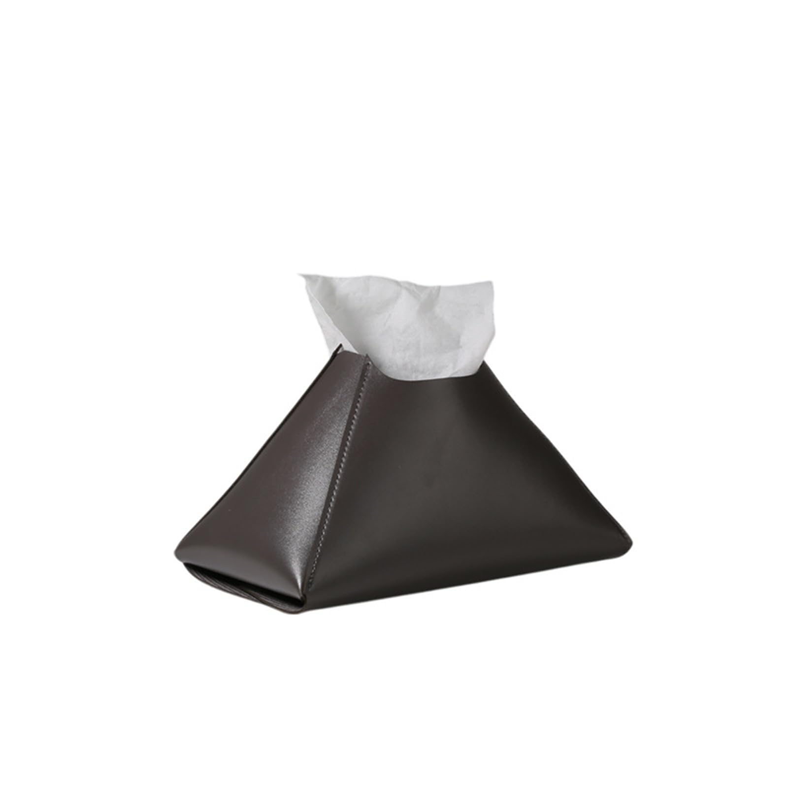 Multipurpose Faux Leather Tissue Case Portable for Hotel Bathroom Use Leather Tissue Holder