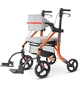 シルバーカー Amazon | Care-Parents 歩行器 車椅子 兼用 四輪歩行車 シルバーカー