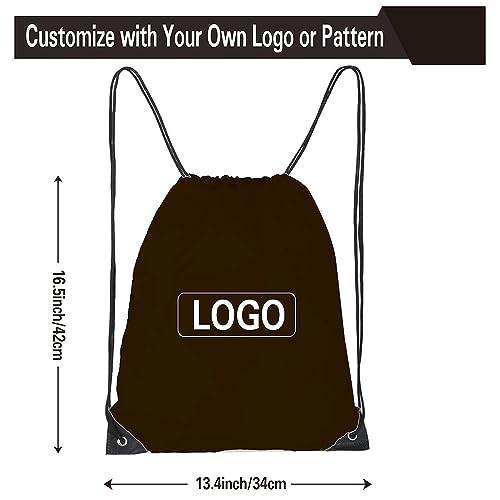 CODOBON 20 Pcs Drawstring Bags, Bulk Drawstring Backpack, Nylon Cinch Draw String Sport Bag, 10 Colors2