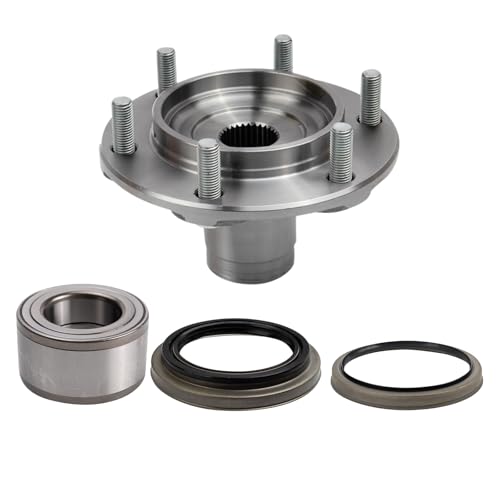 TRQ 4 Piece Wheel Bearing & Hub Kit for 1996-2002 Toyota 4Runner 4WD 2001-2007 Toyota Sequoia 4WD 1995-2000 Toyota Tacoma w/Auto Disc Diff 2001-2004 Toyota Tacoma 4WD 2000-2006 Toyota Tundra 4WD