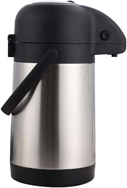 HBJWOV 1.6L Air Pressure Pot Stainless Steel Thermal Insulation Boiling Water Heater Gift Car Outdoor Press Air Pressure Bottle