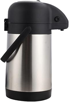 HBJWOV 1.6L Air Pressure Pot Stainless Steel Thermal Insulation Boiling Water Heater Gift Car Outdoor Press Air Pressure Bottle