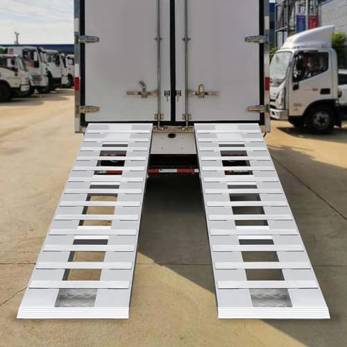 Rampas de aluminio 80 in x 15 in para moto y auto miniatura 4