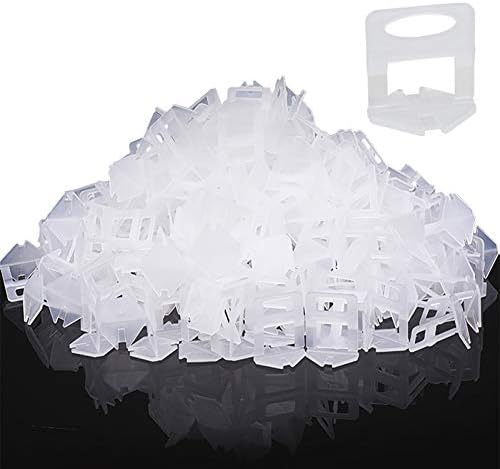 Tile Leveling System Tiles Leveler Spacers - Lippage free tile and stone installation for PRO and DIY - 400-Piece Leveling Spacer Clips (1/8 Inch)