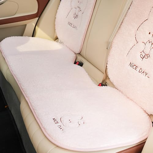 Coussin de siège auto en peluche lapin confort d'hiver