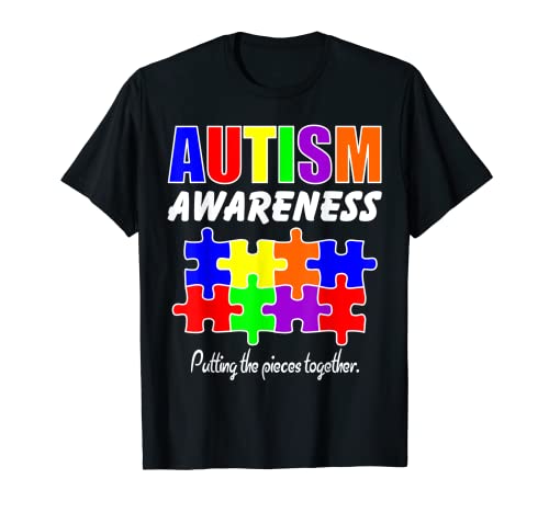 T-shirt puzzle Autism Awareness Putting the Pieces Together T-Shirt
