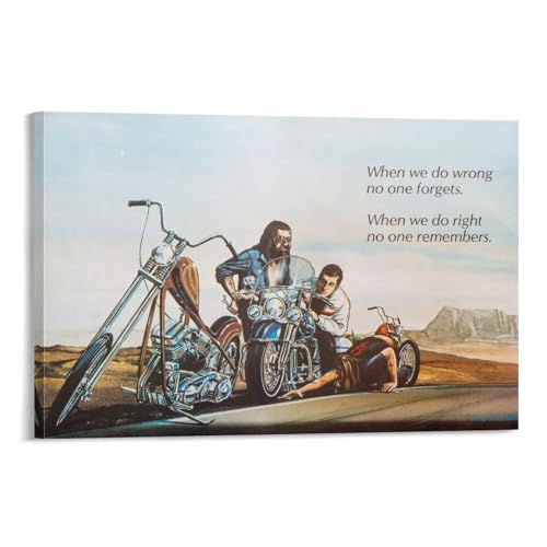 Generic David Mann Motorcycle Art Posters Wall Art Poster Gifts Bedroom Prints Home Decor Hanging Picture Canvas Painting Posters 16x24inch(40x60cm)