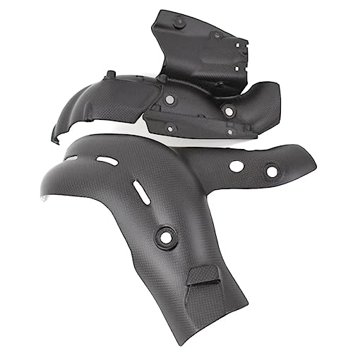 Pare chaleur Ducati Panigale V4 carbone mat protection thermique ultra légère