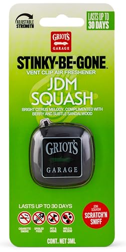 Griot's Garage 10767 Stinky-Be-Gone Vent Clip Air Freshener – JDM Squash