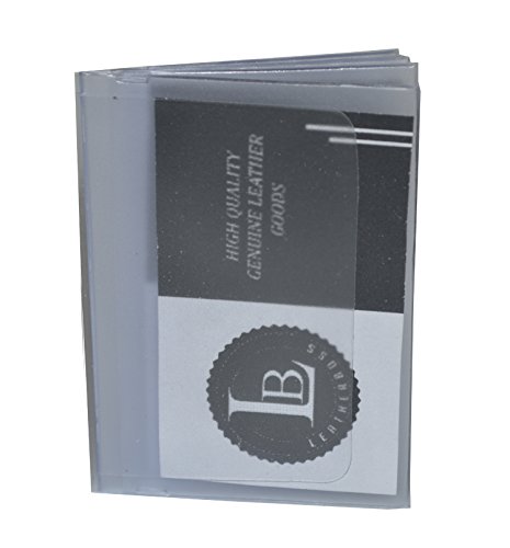 LB LEATHERBOSS Plastic Wallet Inserts for Bifold Trifold Wallets - 6 Pages2