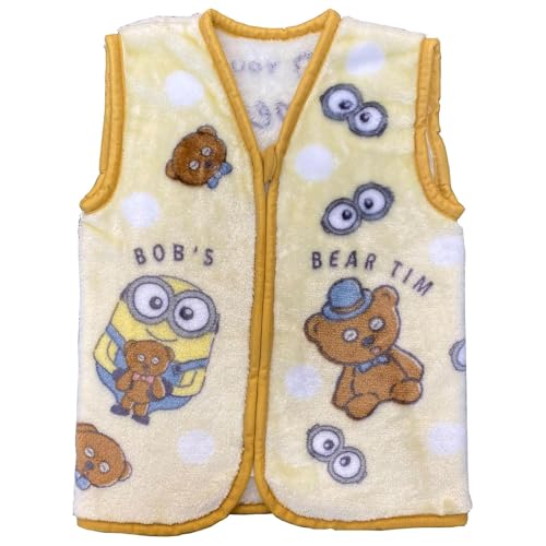 丸眞 スリーパー 子ども用 MINION ミニオン あたたかにっこり 約H50×W35cm かわいい ふわふわ おしゃれ 防寒グッズ 4805055600