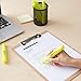Amazon Basics Highlighters 12 Pack, Yellow Colors, Chisel Tip,Bible Highlighter,Office and School Supplies