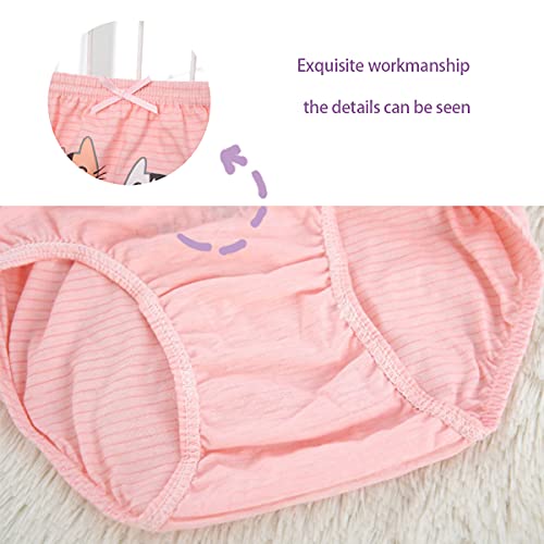 Little Girls Cotton Briefs toddler cat underwear girls kitty cat panties Pack of 5 kitty toddler underwear Print Kids Undies4