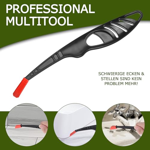 ‎CTDMJ® Fugenglätter - Silikonabzieher Fugenabzieher Silikonglätter Fugenspachtel Silikonfugen Abzieher Vielseitiger Fugenglätter Silikon mit 9 Spezial-Fugenköpfe für sämtliche Dichtstoffe