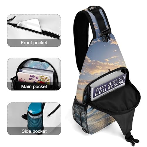 Bolso Sling Crossbody Casual para Mujer y Hombre miniatura 4