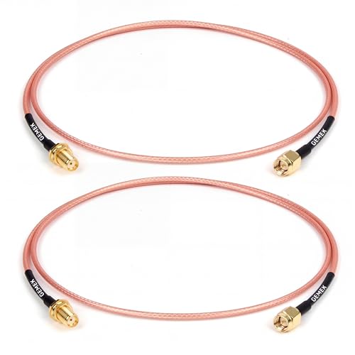 Cable SMA macho a hembra coaxial RG316 de 2 pies para router 4G LTE y receptor SDR