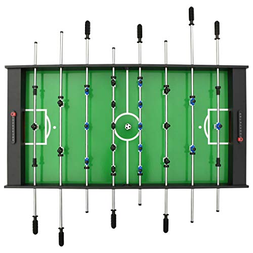 Klappbarer Fußballtisch für Zuhause, Outdoor, 121 x 61 x 80 cm, Schwarz – Bild 6