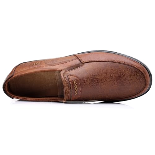 COSIDRAM Mens Loafers Casual Shoes Slip on Comfort Soft Breathable Daily Flats Non Slip Driving Shoes3